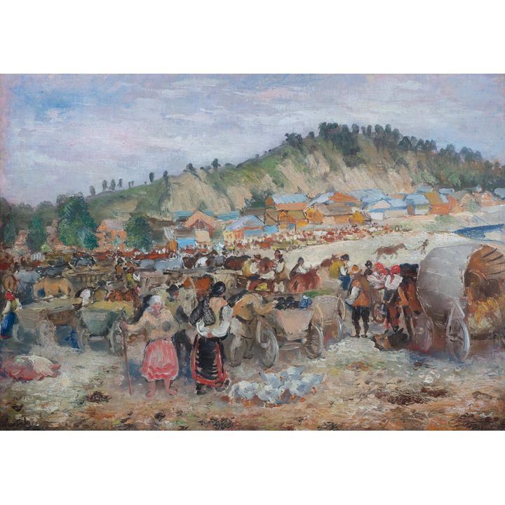 Fryderyk Pautsch | Jarmark w Kosowie, przed 1936 r.