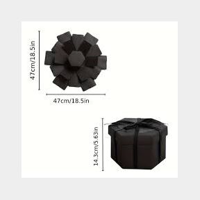 Hexagonal Exploding Box - Explosion Surprise Photo Gift Box -bar 9902023303223 -51732/1778 B3 (S3)