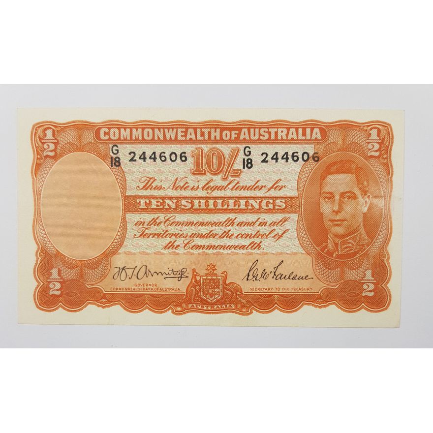 CoA A/M Ten Shilling Note