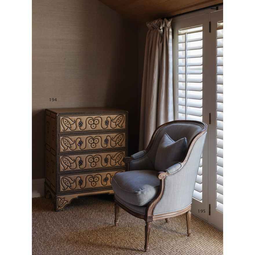 A Bergère style armchair