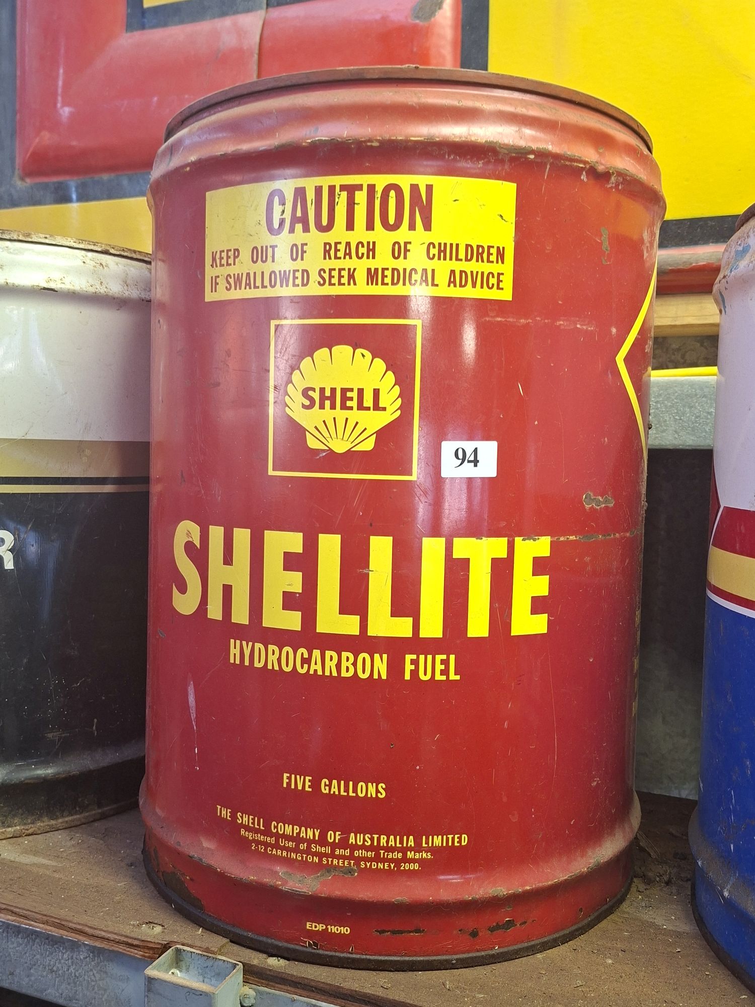 Shell Motor Oil Drum