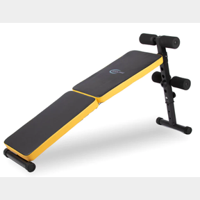 ZOOLPRO MULTI-FUNCTION ADJUSTABLE AB BENCH - BLACK YELLOW
