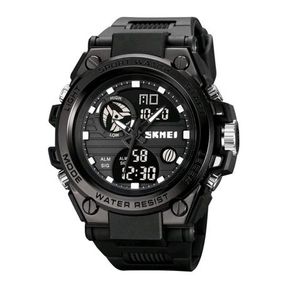 Skmei Men s Air Force One Chronograph Watch by Libernace Black / Black Men |