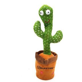 Bufftee Talking Singing Cactus-Voice Mimicking Toy Plant|NOT DANCING/NO CHARGER