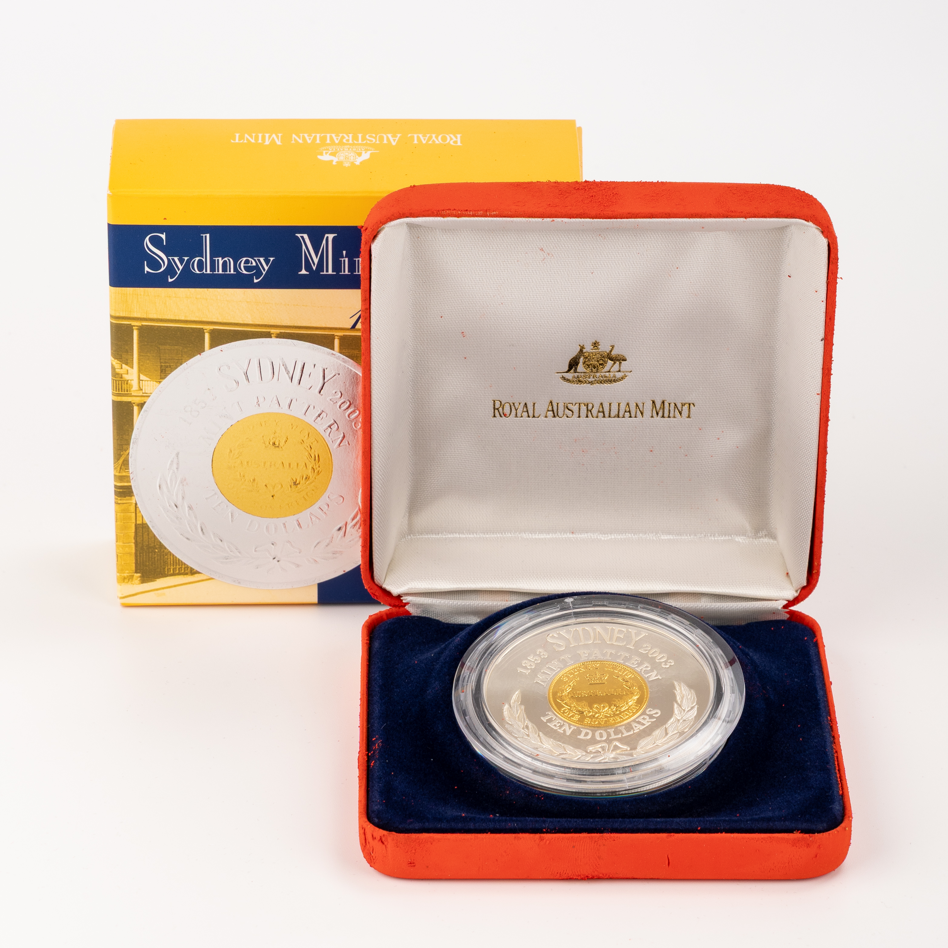 21 · Sydney Mint Sovereign Anniv. Silver Proof, Ten Dollars, 2003