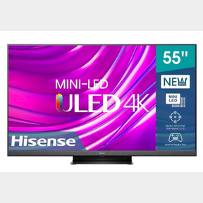 HISENSE 55 U8H MINI-LED 4K ULED SMART TV CRACKED SCREEN
