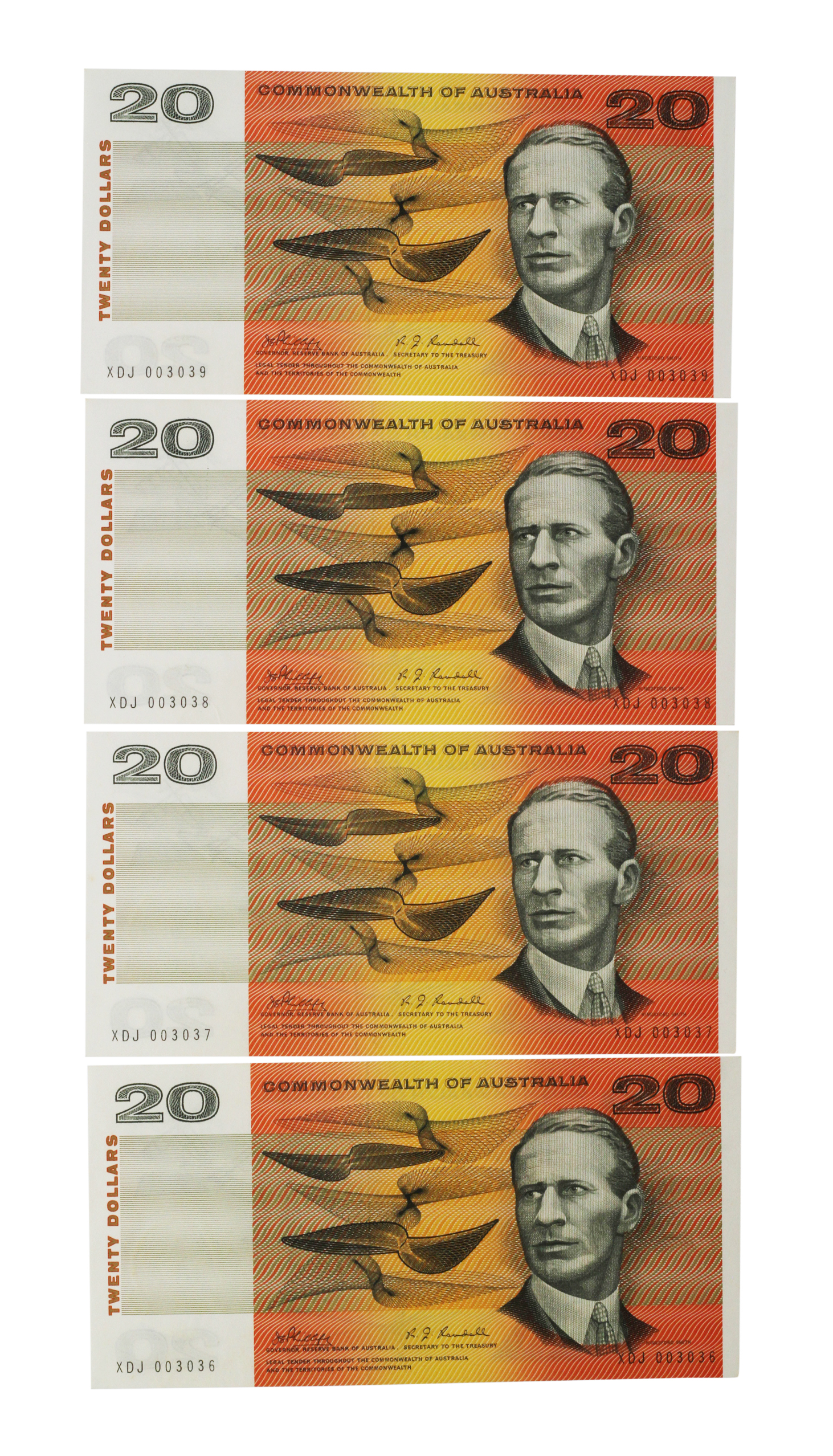 2033. · Phillips/Randall, Twenty Dollars, 1968, UNC