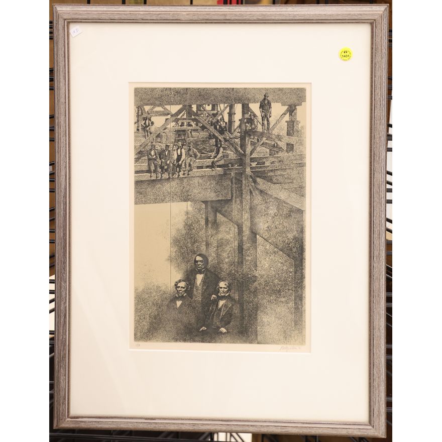 Peter Milton ''The Jolly Corner'' S/N Etching Framed 25''x19''