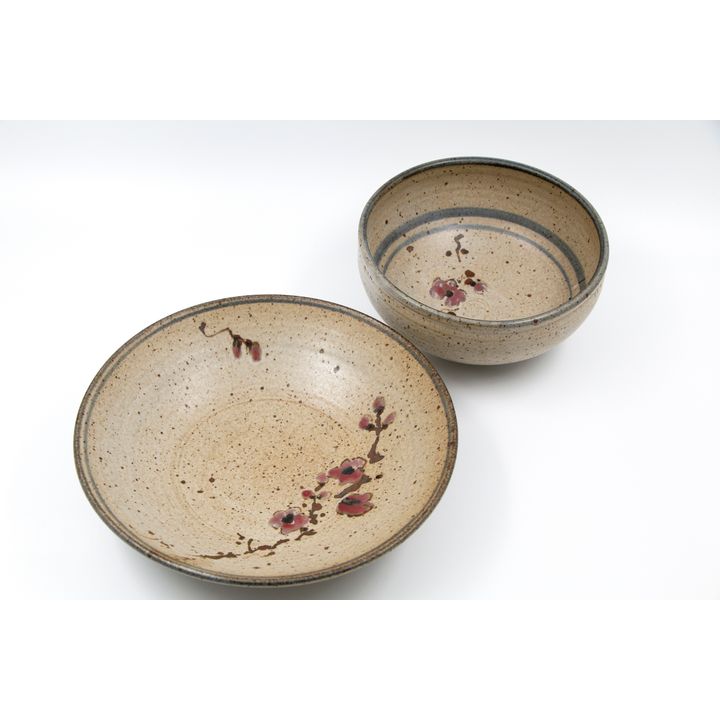 Estelle Martin (attrib.) - Two stoneware bowls
