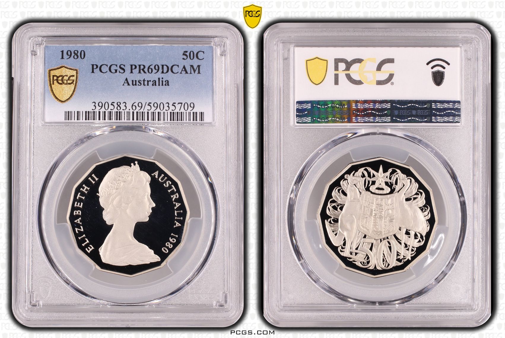 Fifty Cent, 1980, PCGS PR69DCAM