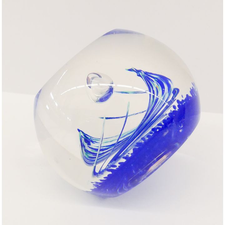 Caithness Irish 'Exuberance' Limited Edition Glass Paperweight- 3.5''