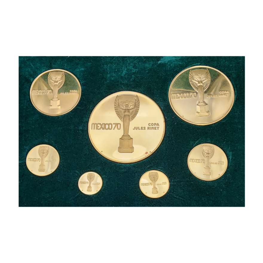 Set Monedas Conmemorativas México 70