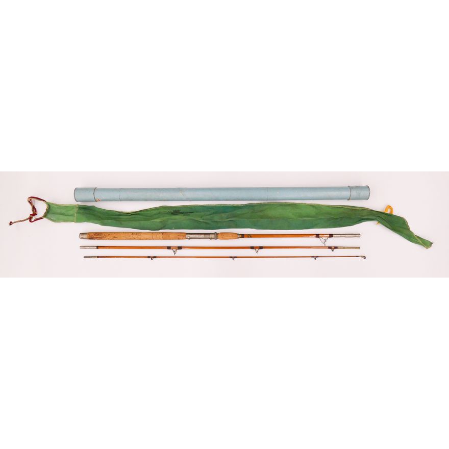 Montague Clipper Split Bamboo Fly Fishing Rod. 9'. Some wear from use.
