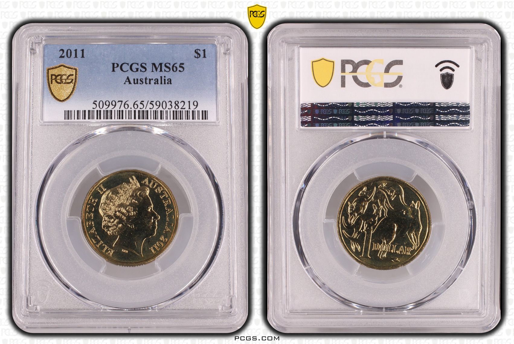 One Dollar, 2011, PCGS MS65