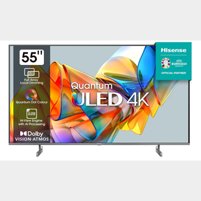 HISENSE 55 E7K 4K SMART UHD QLED TV - CRACKED SCREEN