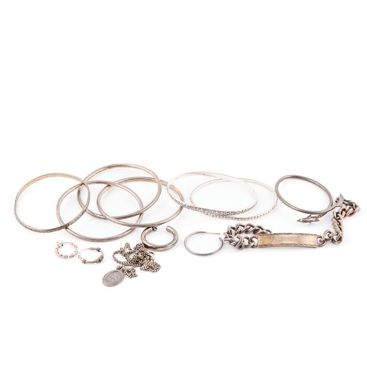 Lot of Silver Jewellery