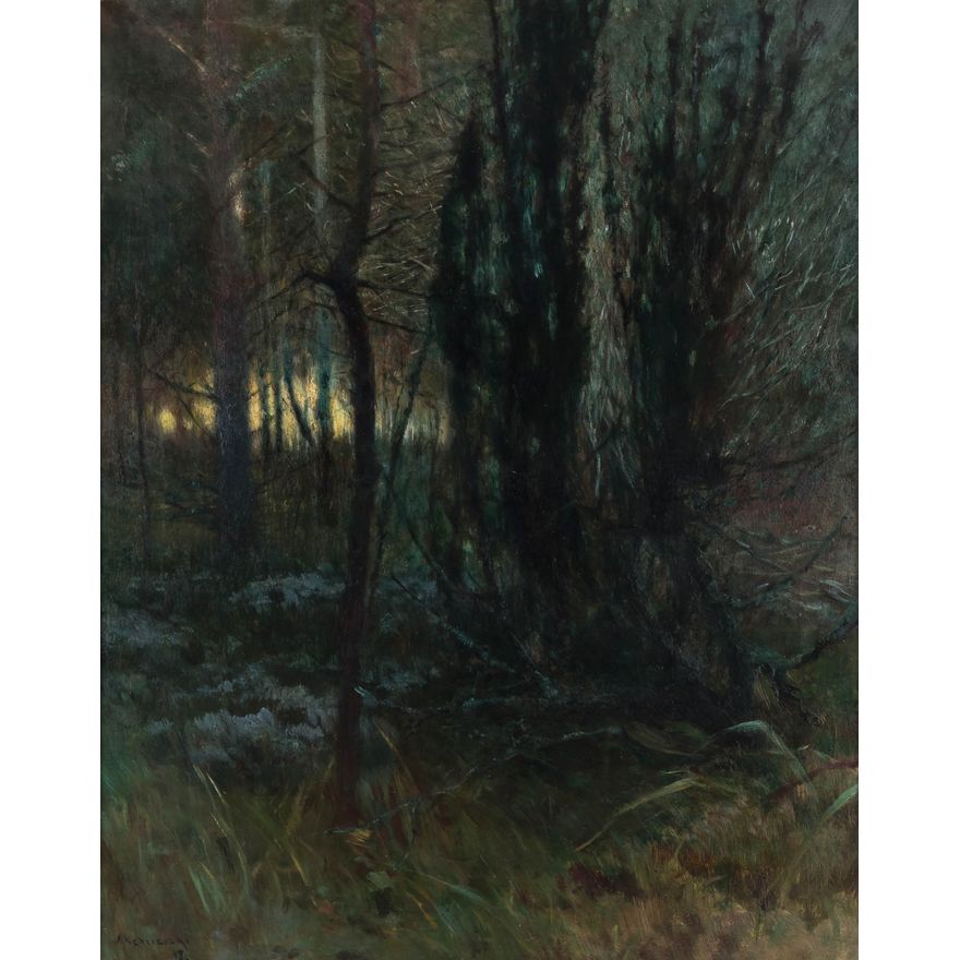 Apoloniusz Kędzierski | Gąszcz w lesie, 1897 r.