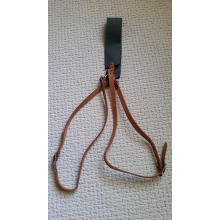 Unused Leather & Canvas Fishing Creel Harness