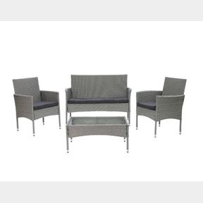 OUTDOOR FURNITURE-4 PIECE JAKARTA MARBLED GREY -FINE LIVING