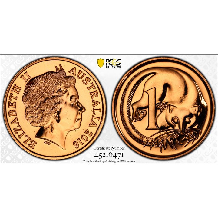 2016 Australia One Cent, 1c PCGS - MS68RD -471