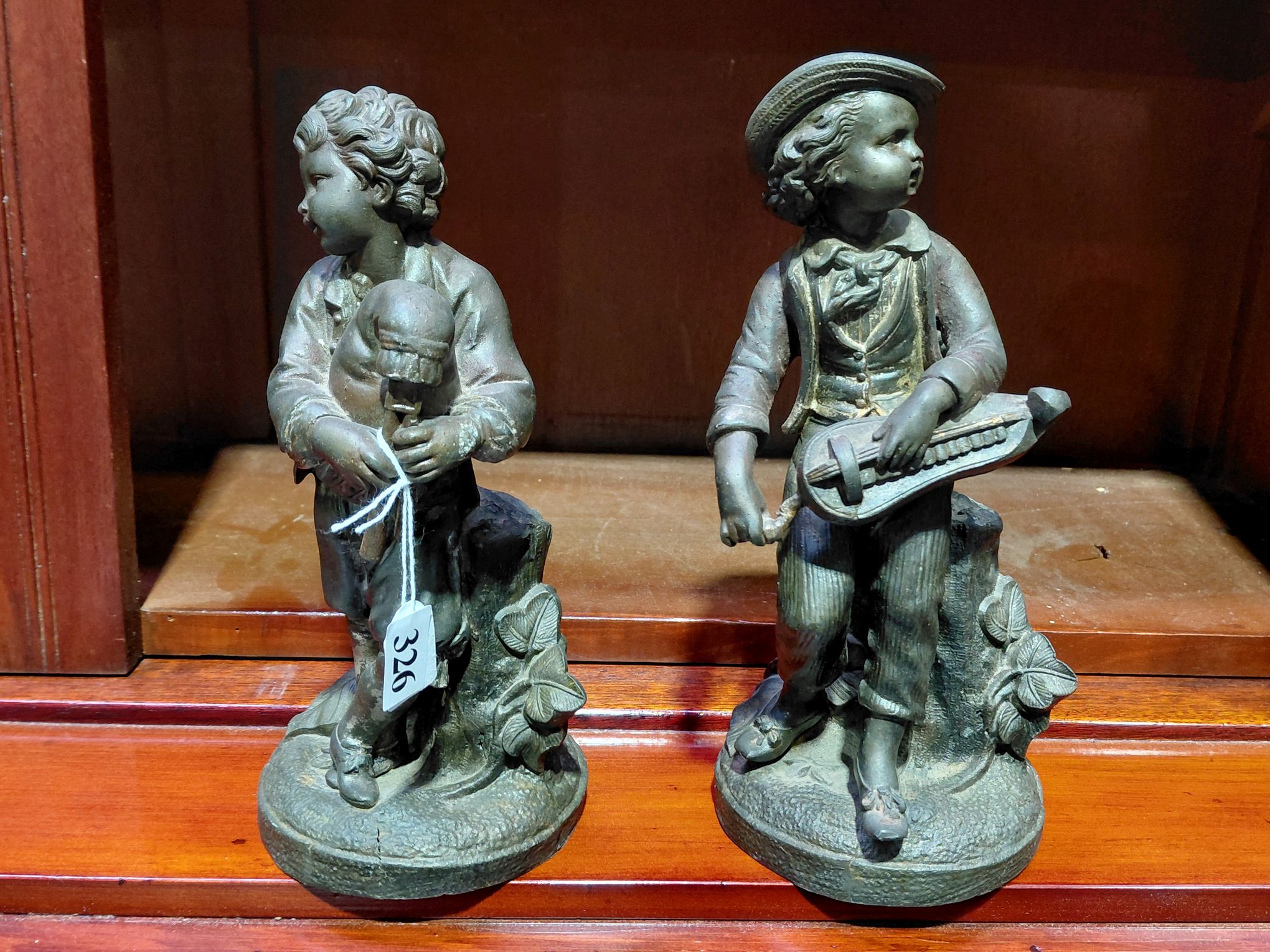 SPELTER FIGURINES