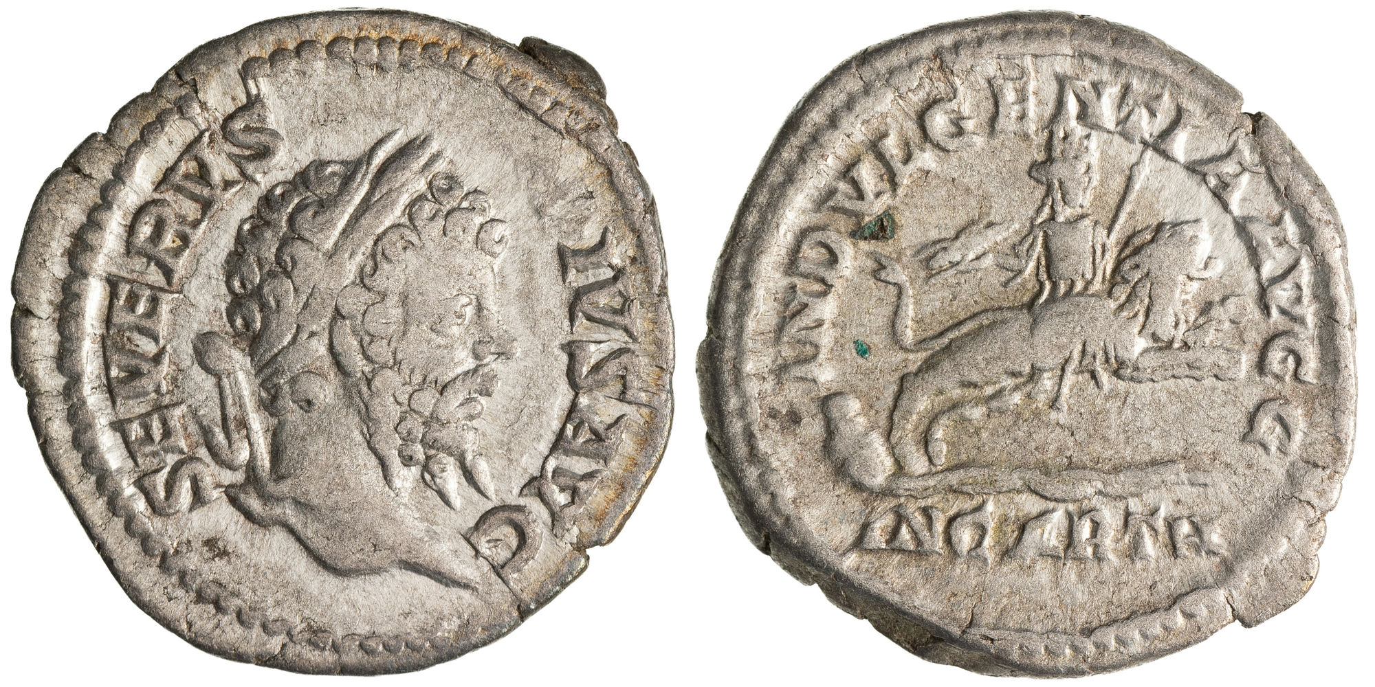 Septimius Severus, Denarius, 193 - 211 AD, VF