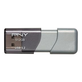 PNY 512 GB USB 3.0 FLASH DRIVE 2.49 X 0.75 X 0.38 INCHES