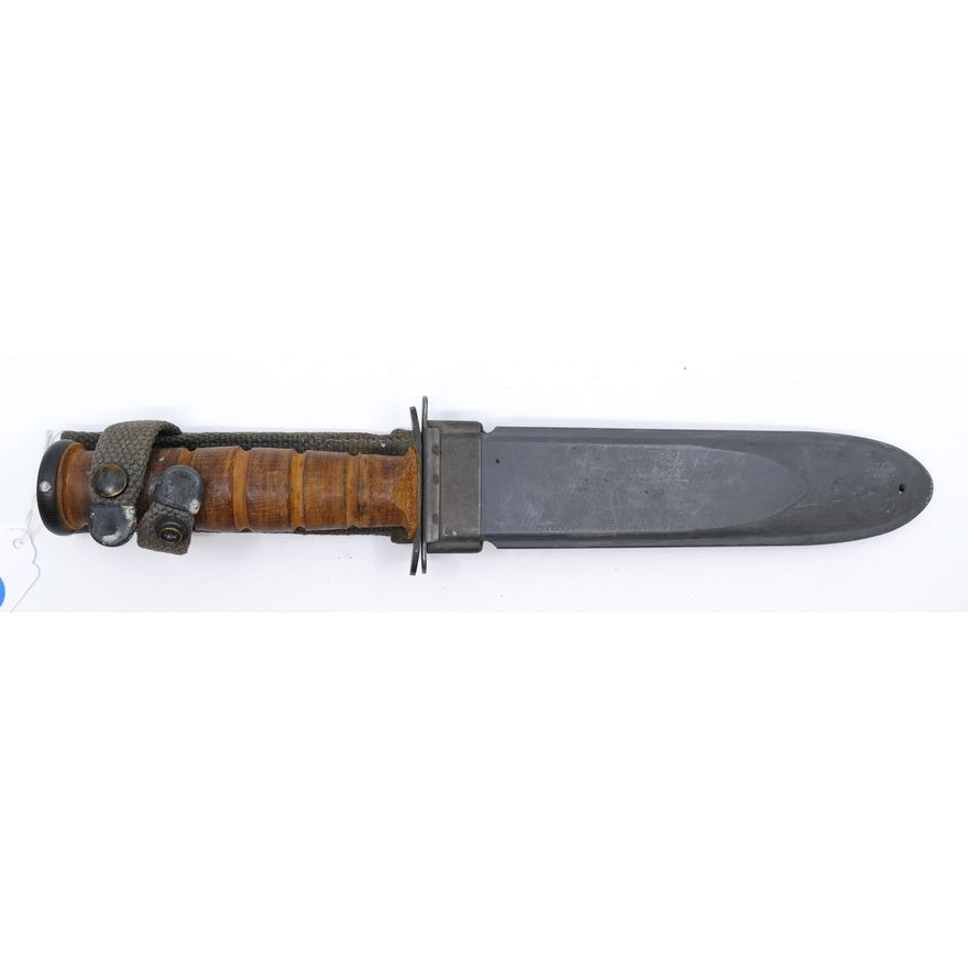 WWII Camillus MK2 USN Fighting Knife with Sheath
