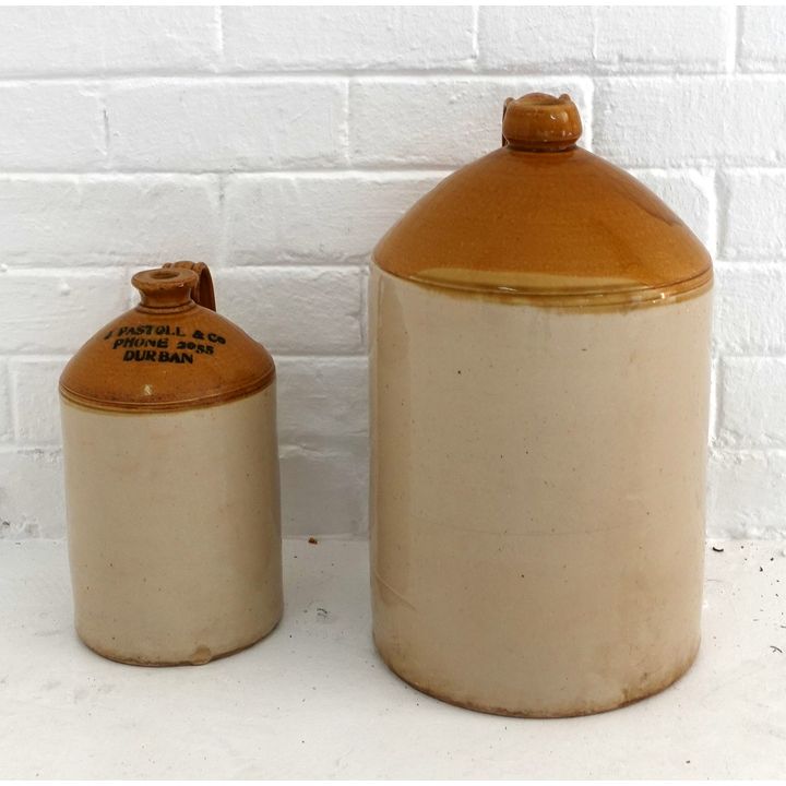 2 STONEWARE JUGS