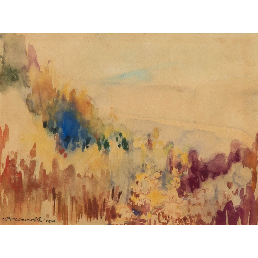 Stefan Brzozowski | Pejzaż, 1940 r.