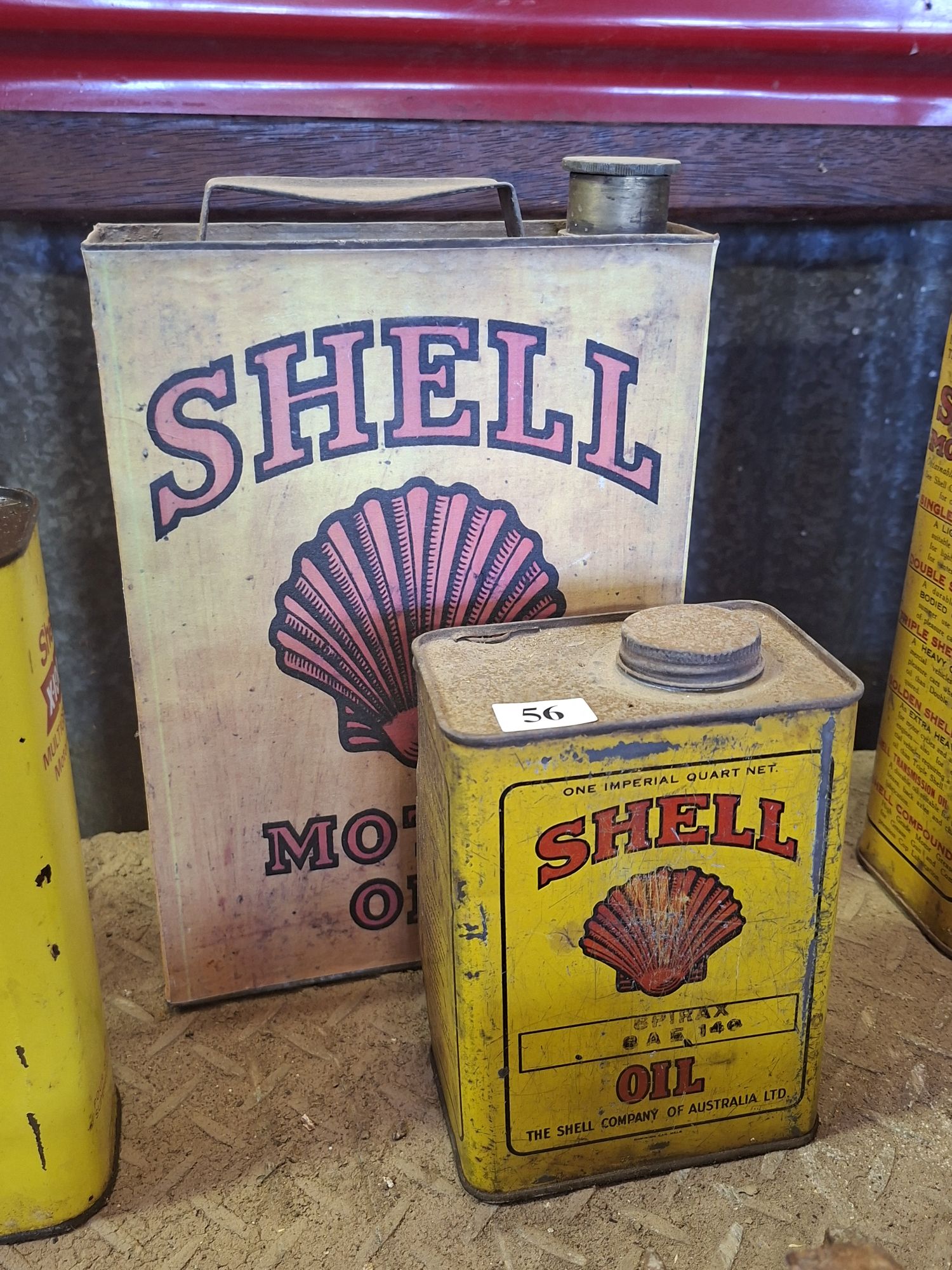 Shell Oil Tins