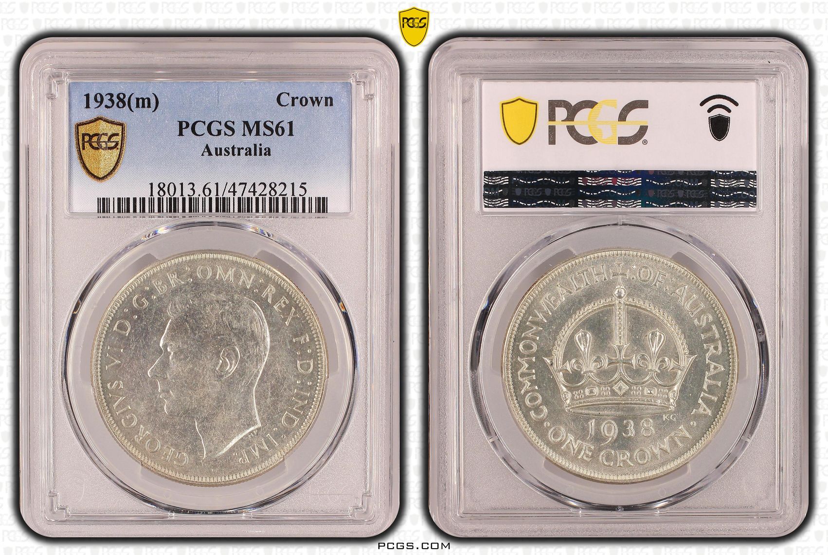 Crown, 1938(m), PCGS MS 61