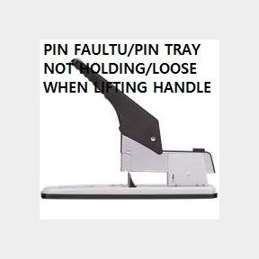STD HS-2000 Metal Heavy Duty Stapler - 140 Sheets - HS-2000 4895114122009 -(PIN FAULTU/PIN TRAY NOT HOLDING/LOOSE WHEN LIFTING HANDLE)-51728/777 B1 (S9)