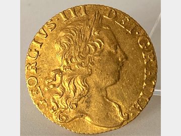 1773 GEORGE III SHIELD GOLD GUINEA
