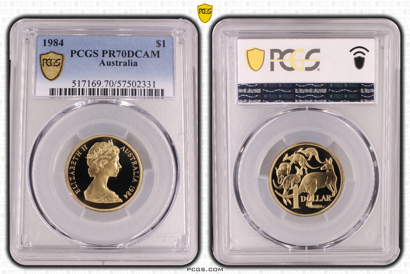 One Dollar, 1984, PCGS PR70DCAM