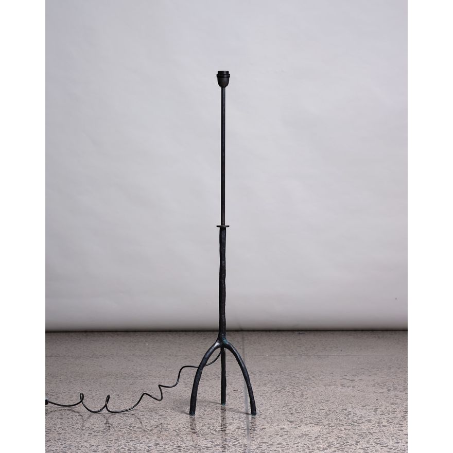 Cast bronze floor lamp