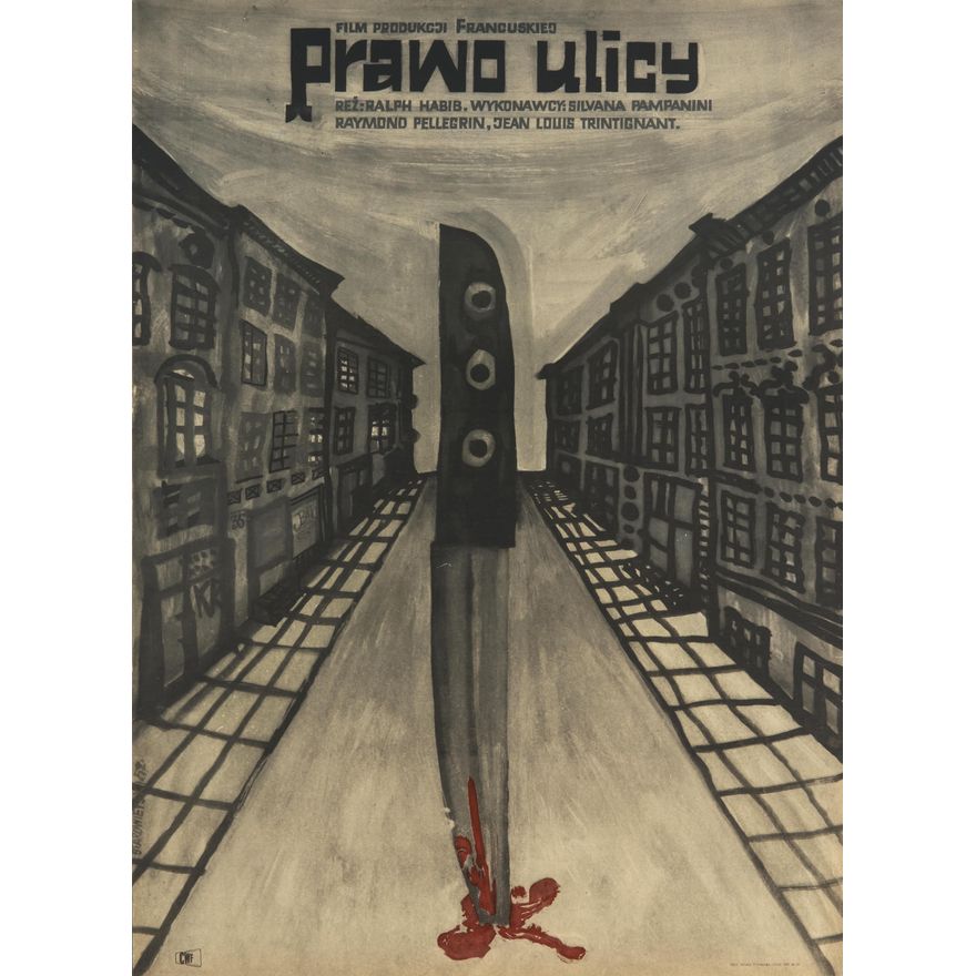 Franciszek Starowieyski | Prawo ulicy - plakat do filmu , 1957