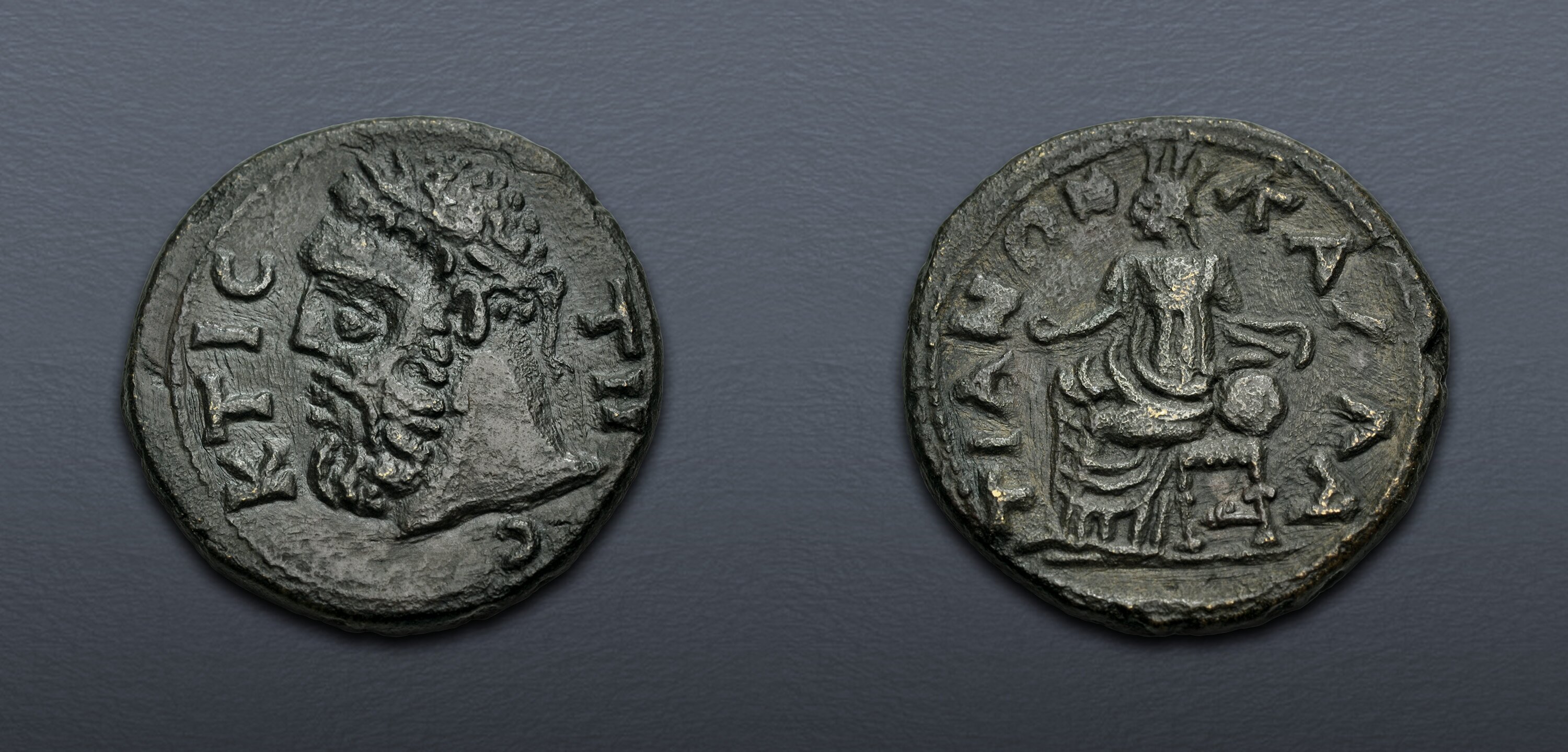 MOESIA INFERIOR, Callatis. 2nd-3rd centuries AD. Æ Diassarion (21mm, 4. ...