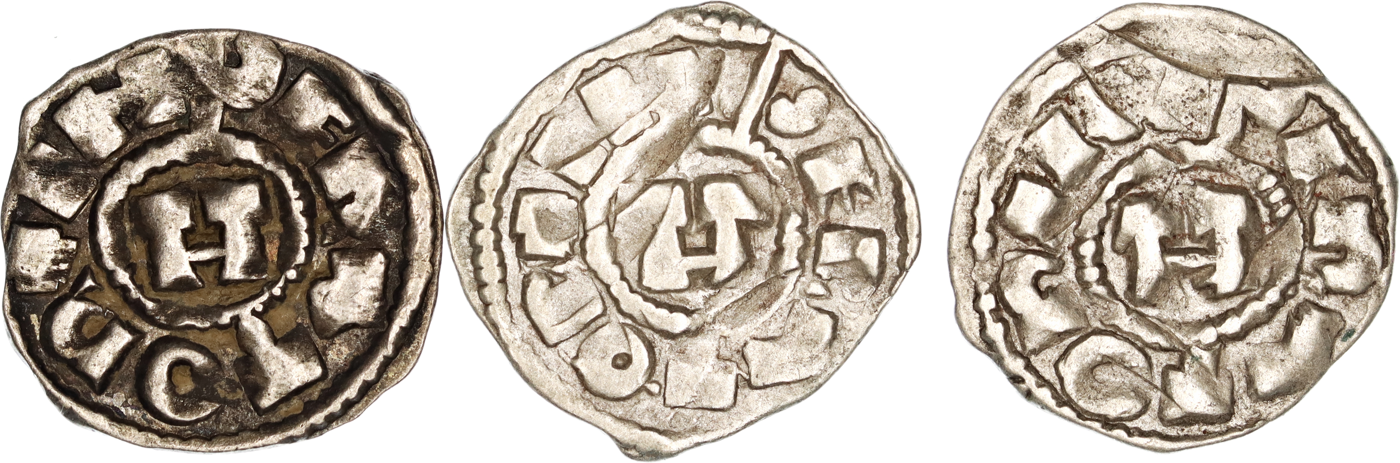 Kingdom of Italy, Henry III to Henry V, Silver Denier, 1039-1125 AD, VF