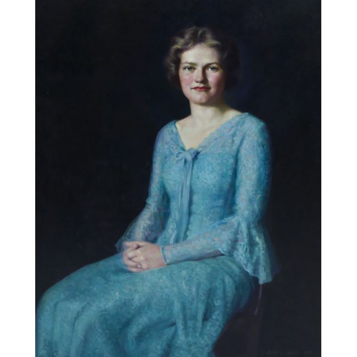 Sidney Bell ''Portrait of Miss Catlin'' 1930 Oil