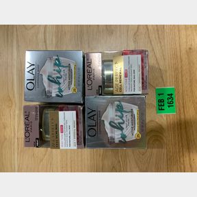 2X OLAY LUMINOUS WHIP & 2X LOREAL PARIS AGE PERFECT CELL RENEWAL