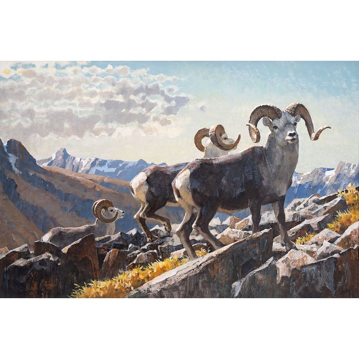 Bob Kuhn (1920-2007), On the Skyline