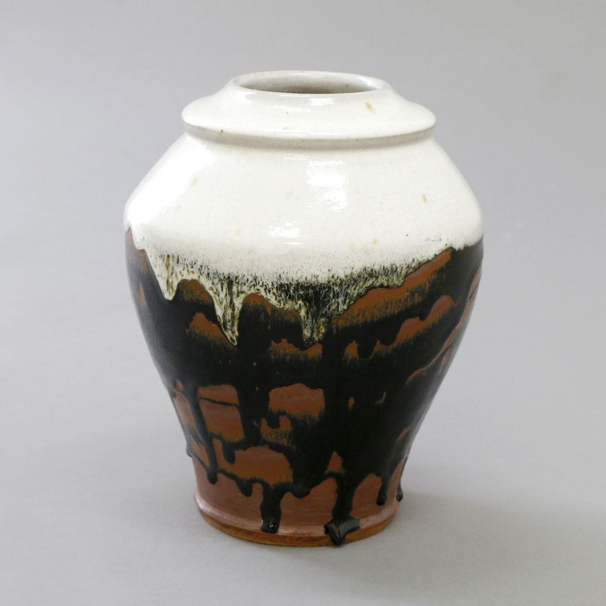 Mashiko Pottery, Large baluster vase