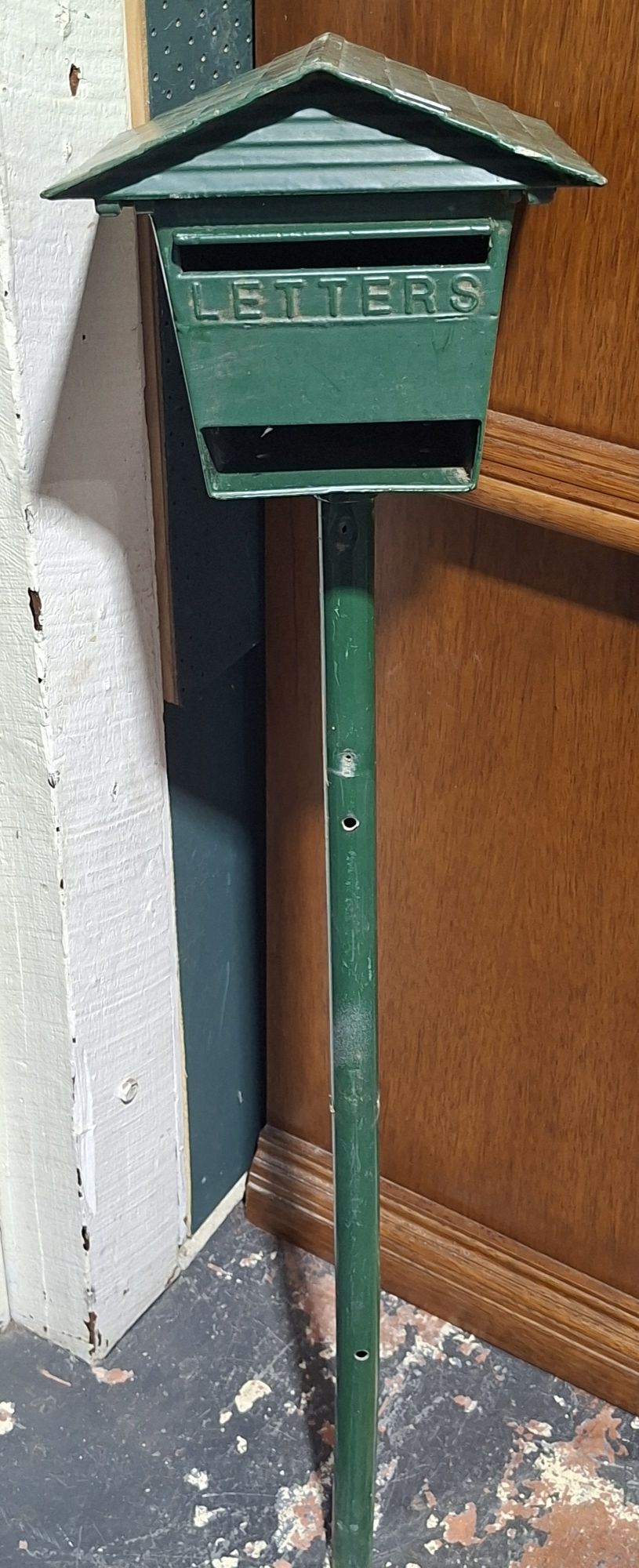Cast Aluminium Letterbox On Stand