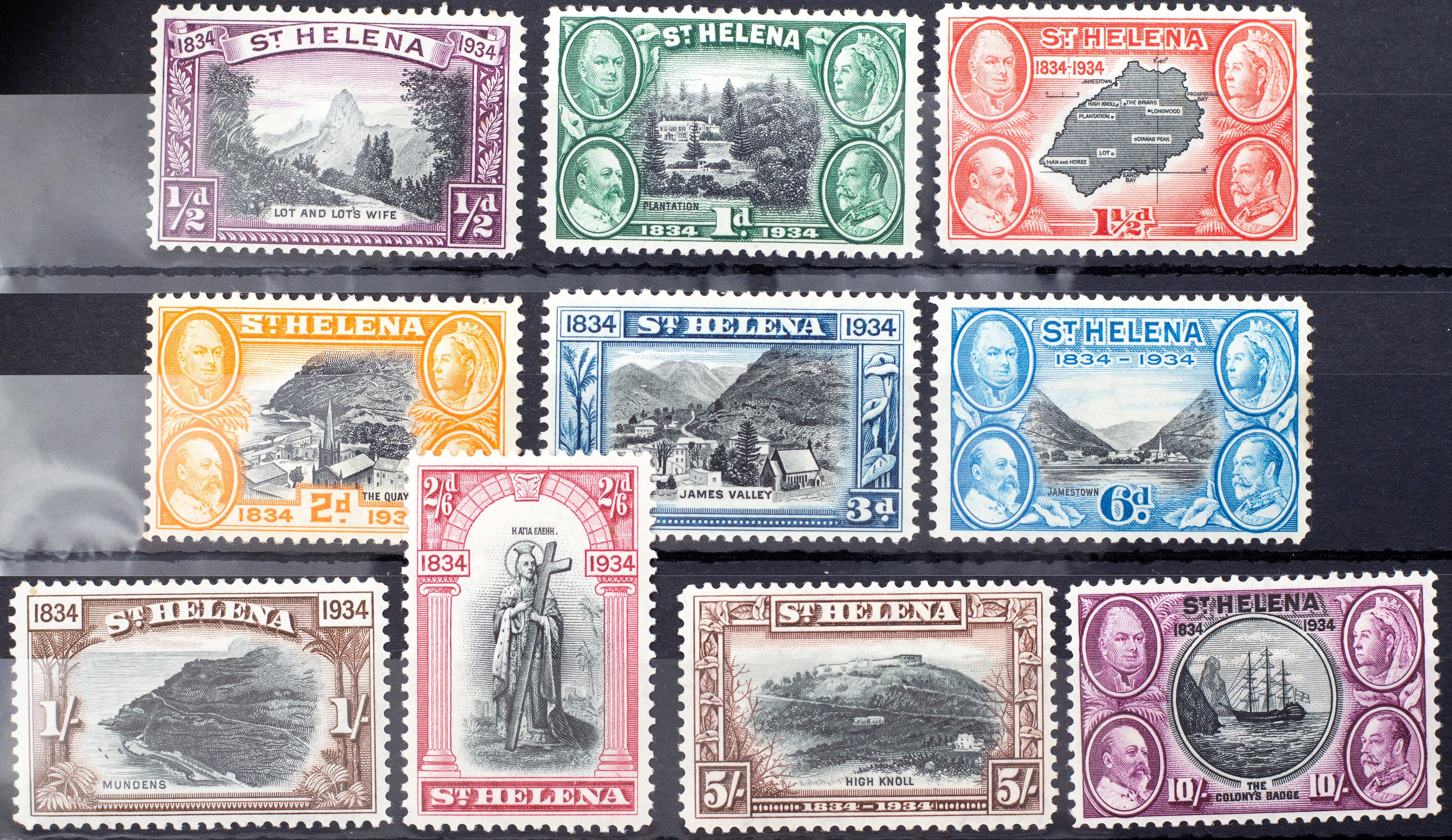 St Helena, Definitives, 1934, Poor