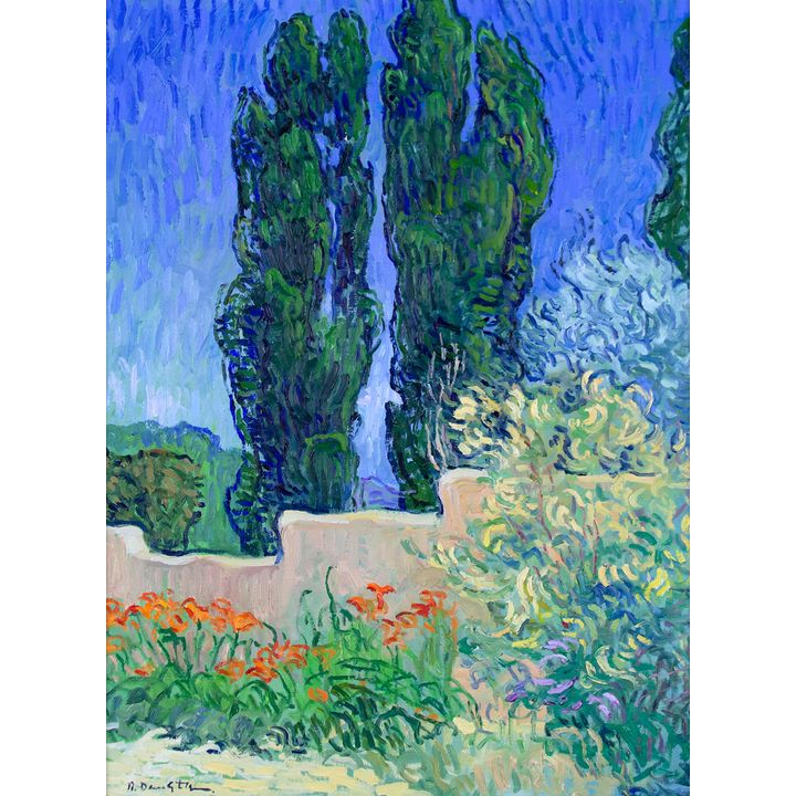Garden Wall by Robert Daughters (1929-2013)