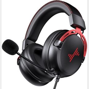 GAMING HEADSET FOR PS4 PC XBOX 1 PS5 CONTROLLER, NOISE CANCELLING OVER EAR HEADPHONES WITH MIC, SURROUND SOUND WIRED GAMER HEADSET