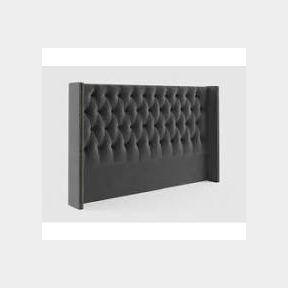 MAI LIFESTYLE PINS DECORATED SMOKE GREY SINGLE HEADBOARD