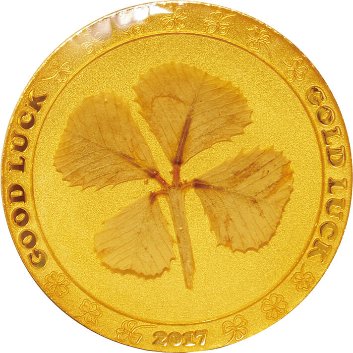 パラオ 四葉のクローバー 1ドル プルーフ 金貨 純金 1g ♪ 希少品 楽天