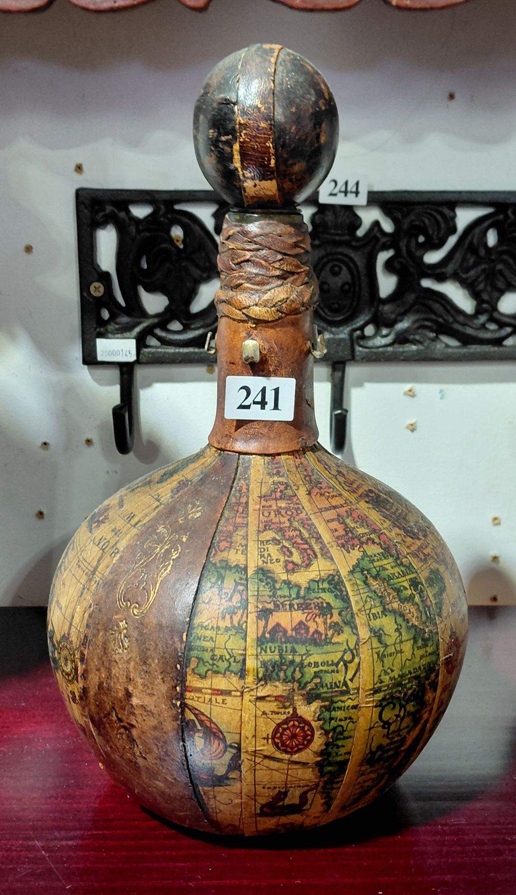 LEATHER WINE BOTTLE